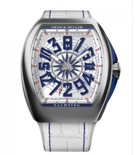 Franck Muller Vanguard Yachting Crazy Hours Replica Watch V 45 CH YACHT (BL) White Dial